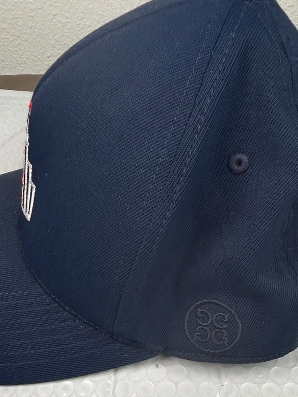 G/Fore Golf Hat Cap Navy Blue Snapback Circle G's Logo Adjustable One Size